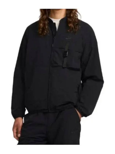 Tech Woven Zip-Up Jacket Black - NIKE - BALAAN 2