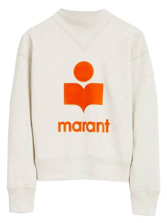 Etoile Orange Mobi Logo Sweatshirt Ecru - ISABEL MARANT - BALAAN 2