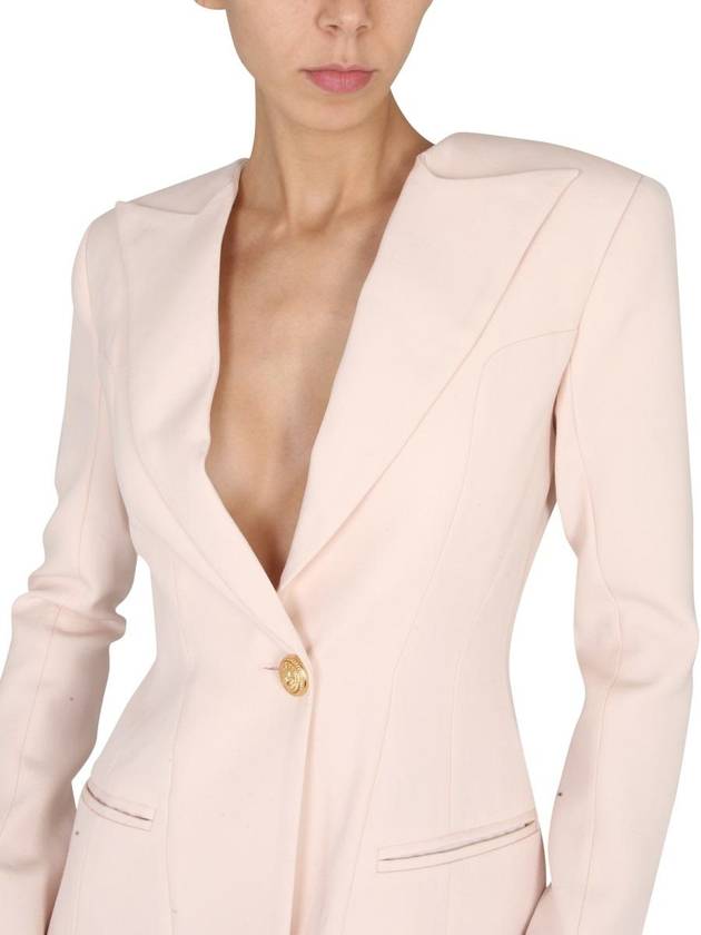 Balmain Single-Breasted Suit Jacket - BALMAIN - BALAAN 4