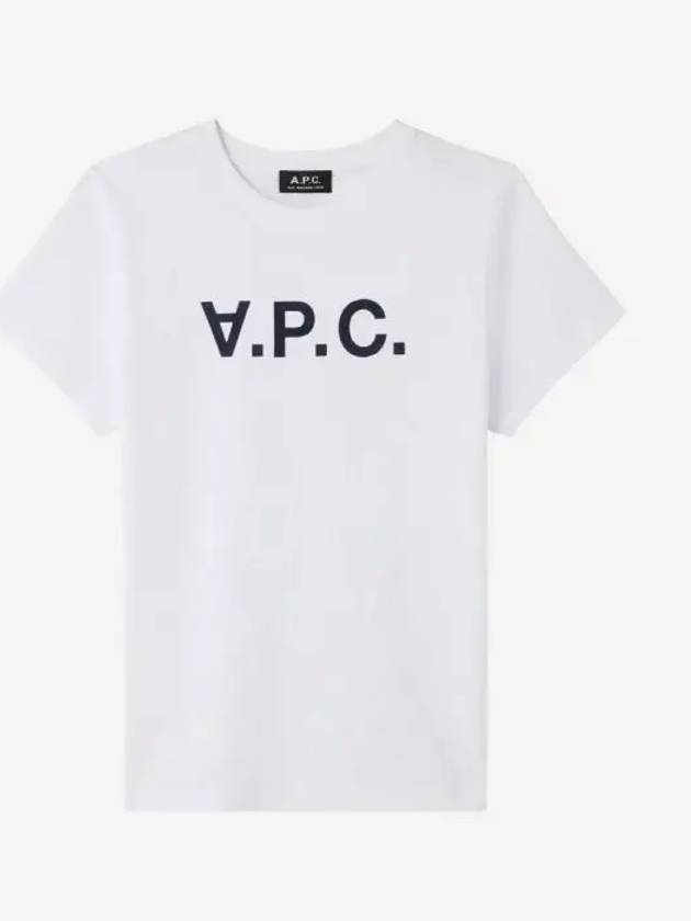 VPC Logo Short Sleeve T-Shirt White - A.P.C. - BALAAN 3