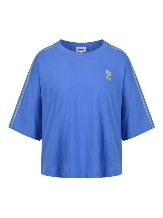 LOGO JERSEY T-SHIRT MW3ME128BLU - P_LABEL - BALAAN 1