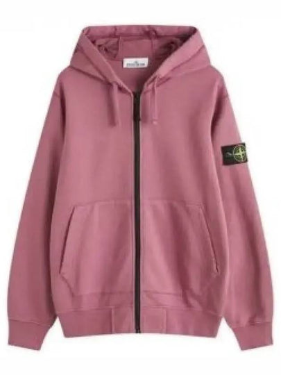 Cotton Fleece Full Zip Hooded Sweatshirt 811564251 V0086 - STONE ISLAND - BALAAN 2