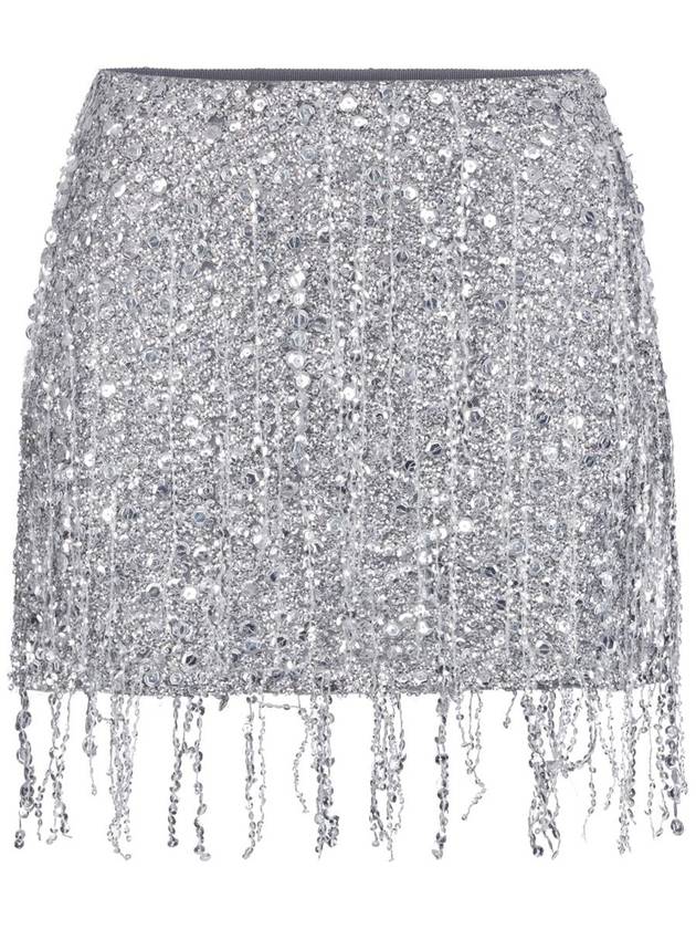 Elisabetta Franchi Embroidered Sequin Mini Skirt - ELISABETTA FRANCHI - BALAAN 1