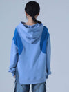 Knit block hooded t-shirt BL - DILETTANTISME - BALAAN 6