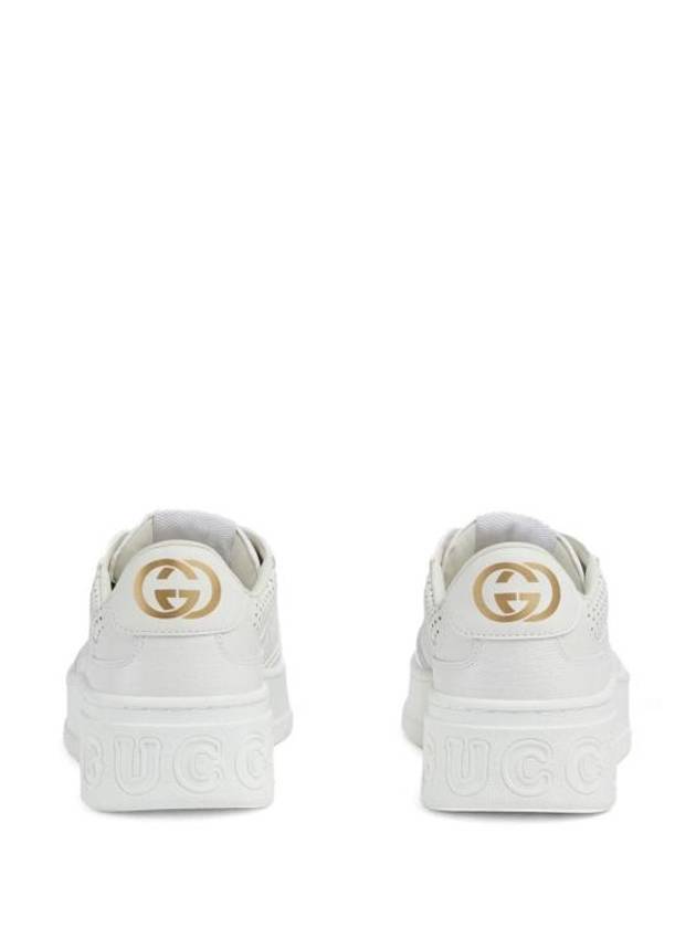 Interlocking G Tag Low Top Sneakers White - GUCCI - BALAAN 4