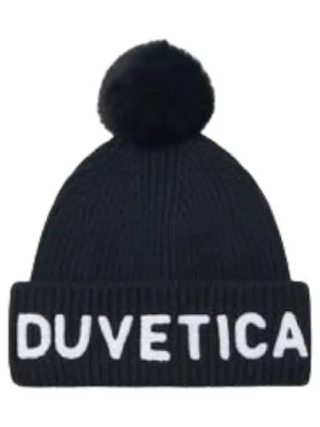 Esquilo black beanie hat - DUVETICA - BALAAN 1