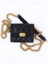 Boy Gold Logo Chain Caviar Card Wallet Black - CHANEL - BALAAN 2