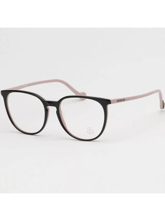 Eyewear Oval Glasses Black Pink - MONCLER - BALAAN 2