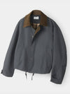 Heritage Half Hunting Jacket Charcoal - INDUST - BALAAN 4