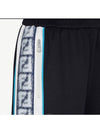 Bermuda Jersey Shorts Blue - FENDI - BALAAN 5