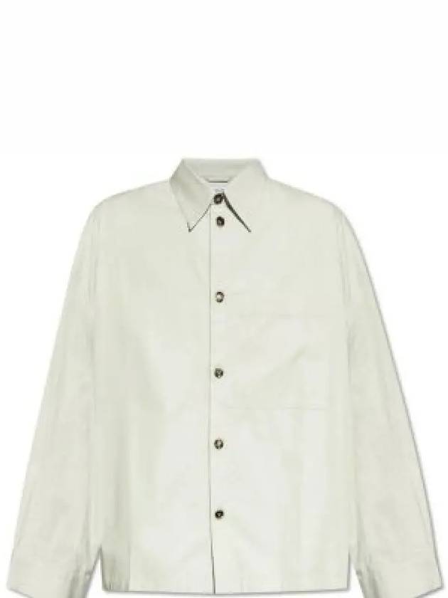 Cotton Silk Long Sleeve Shirt Cloud - BOTTEGA VENETA - BALAAN 2