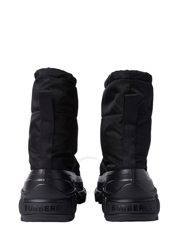 Arthur Puppy Winter Boots Black - BURBERRY - BALAAN 4