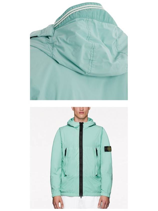 Wappen Patch Skin Touch Nylon TC Hooded Jacket Mint - STONE ISLAND - BALAAN 6