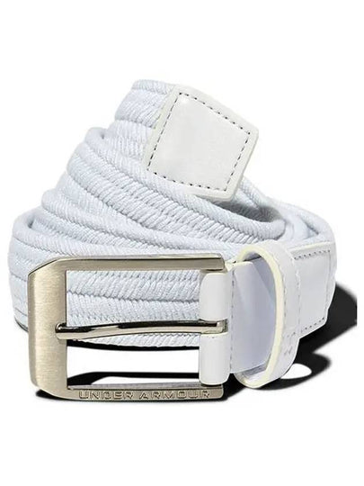 Braided Leather Belt White - UNDER ARMOUR - BALAAN 2