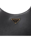 Triangle Logo Cleo Shoulder Bag Black - PRADA - BALAAN 5