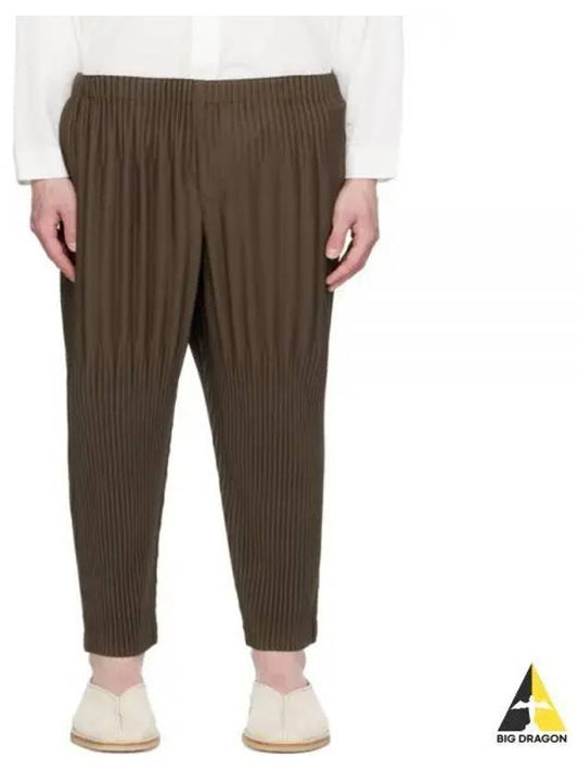 MC April Pleated Track Pants Khaki - ISSEY MIYAKE - BALAAN 2