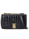 Lola Quilted Lambskin Small Shoulder Bag Black - BURBERRY - BALAAN 2