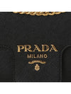 Saffiano Chain Cross Bag Black - PRADA - BALAAN 7