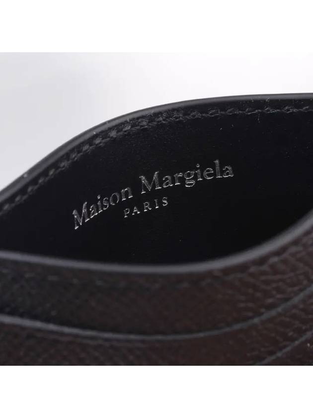 Stitch Diagonal Card Wallet Black - MAISON MARGIELA - BALAAN 3