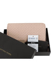 Intrecciato Zipper Leather Long Wallet Pink - BOTTEGA VENETA - BALAAN 8