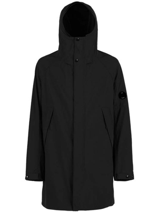 Shell R Long Hooded Jacket Black - CP COMPANY - BALAAN 2