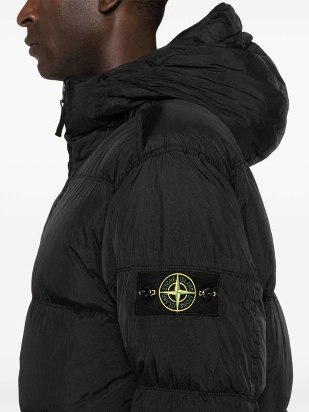 Crinkle Reps Re-Nylon Down Padding Black - STONE ISLAND - BALAAN 5