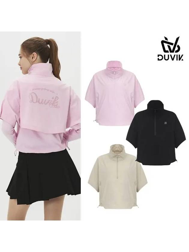 Women s puff sleeve short windbreaker DE3WWB561LP - DUVIK - BALAAN 2