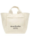 Logo Printing Large Canvas Tote Bag Beige - ACNE STUDIOS - BALAAN 3