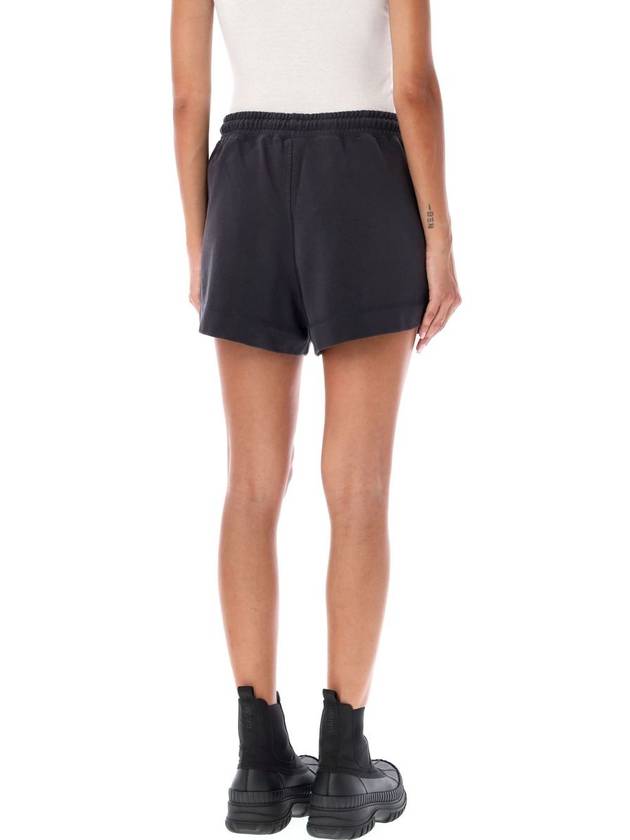 Light Isoli Elasticated Shorts Black - GANNI - BALAAN 3