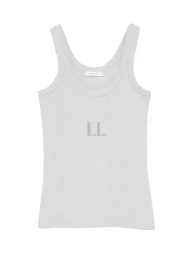 Ribbed Cotton Sleeveless Blue Grey - LEMAIRE - BALAAN 2