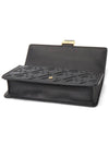 FF Baguette Nappa Leather Long Wallet Black - FENDI - BALAAN 5