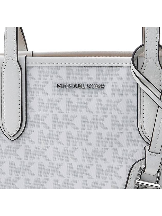 Eliza Logo Print Large Tote Bag White - MICHAEL KORS - BALAAN 8