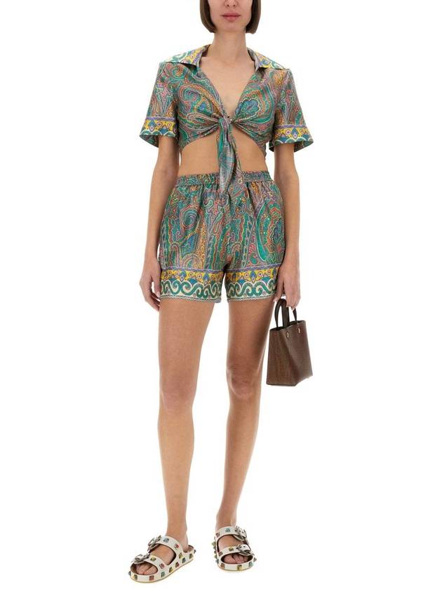 Etro Silk Shorts - ETRO - BALAAN 2