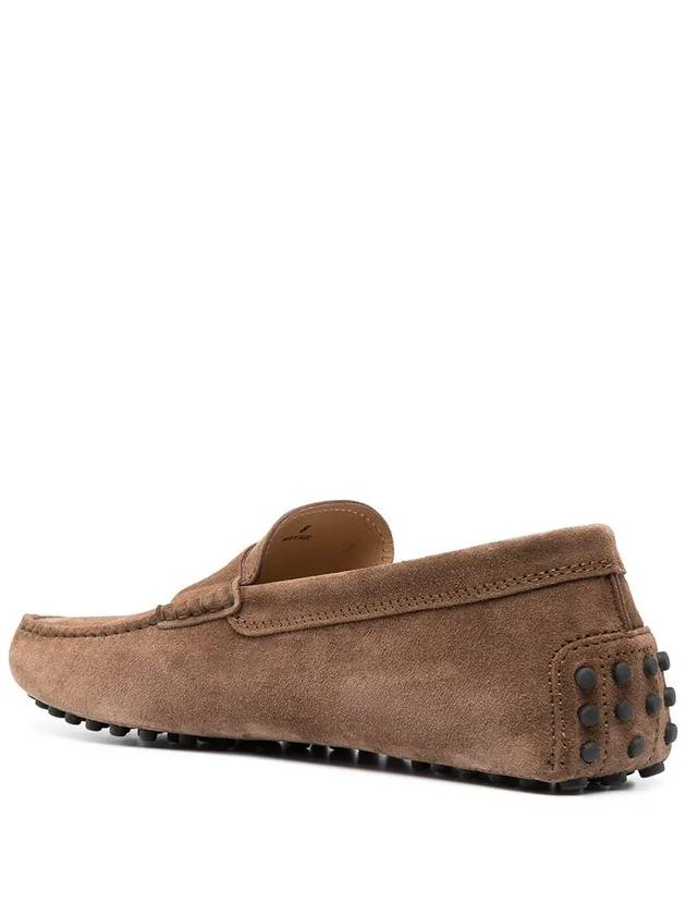 Men's Suede Gommino Driving Shoes Brown - TOD'S - BALAAN 4