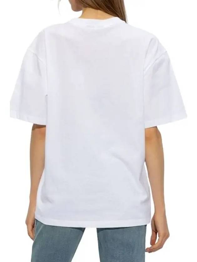 Graphic Logo Oversized T-Shirt T3790 151 - GANNI - BALAAN 4