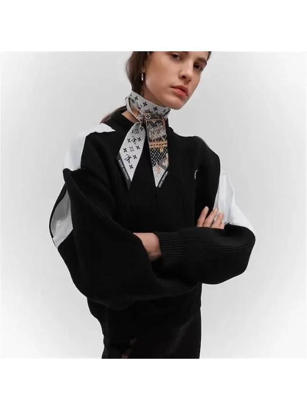 Let's Go BB Scarf Black - LOUIS VUITTON - BALAAN 5