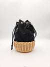 Daol Beomeo Branch Hemp Basket Bucket Bag Black 1BH115 Condition A - PRADA - BALAAN 5