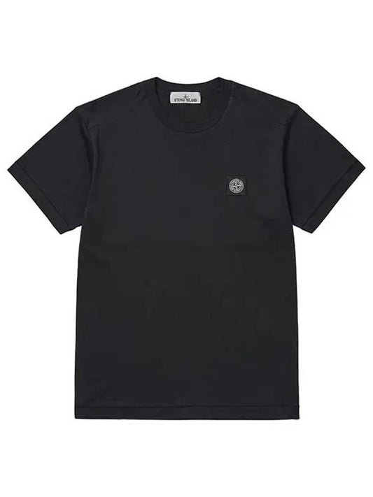 24113 A0029 Mini Waffen Logo Patch Men s Short Sleeve T Shirt - STONE ISLAND - BALAAN 1