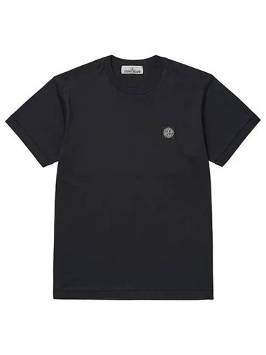 24113 A0029 Mini Waffen Logo Patch Men s Short Sleeve T Shirt - STONE ISLAND - BALAAN 1