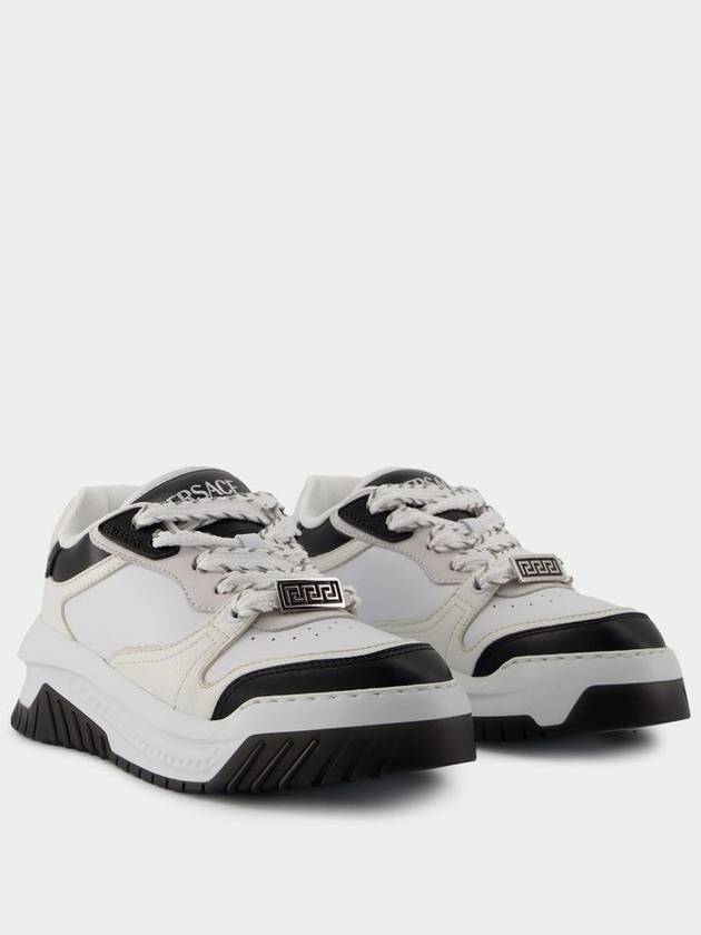 Sneakers - Versace - Leather - Black/White - VERSACE - BALAAN 2