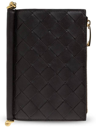 Bottega Veneta Leather Wallet, Women's, Brown - BOTTEGA VENETA - BALAAN 1