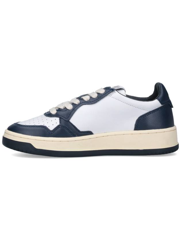 Medalist Goatskin Low Top Sneakers White Navy - AUTRY - BALAAN 4