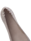 Decorated Leather Mini Flat Beige - TORY BURCH - BALAAN.