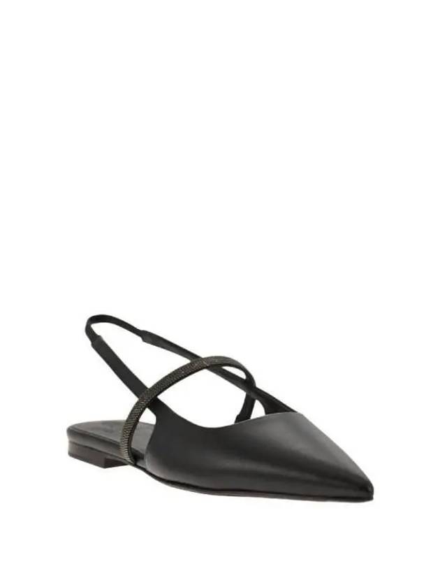 24 ss Slingback Ballet Shoes Flat Shoes WITH PRECIOUS Strap MZSKC2500 C101 B0230989640 - BRUNELLO CUCINELLI - BALAAN 5