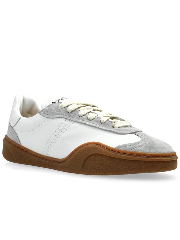 Panel Design Leather Low-Top Sneakers White - ACNE STUDIOS - BALAAN 5