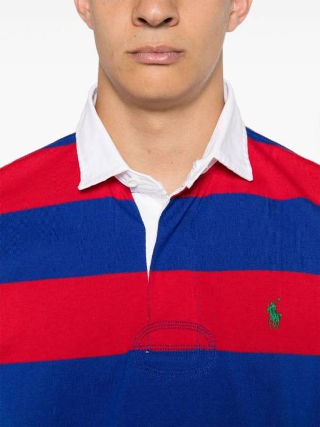 Striped PK t shirt red navy - POLO RALPH LAUREN - BALAAN 8