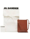 Tangle Smooth Leather Small Cross Bag Rose Wood - JIL SANDER - BALAAN 5