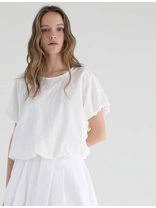 balloon blouse white - STAY WITH ME - BALAAN 2