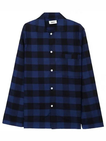 flannel pajama shirt - TEKLA - BALAAN 1