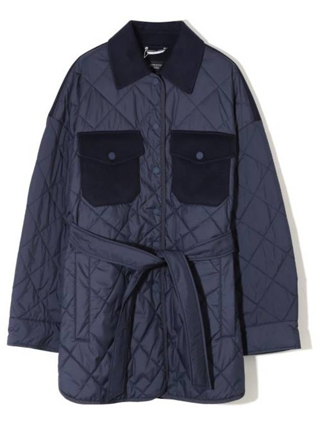 Paprica Quilted Poly Padding Navy - MAX MARA - BALAAN 2